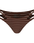 Paloma Bottom - Espresso Stripes