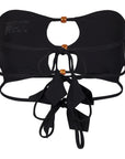 Paloma Beaded Bandeau Top - Black