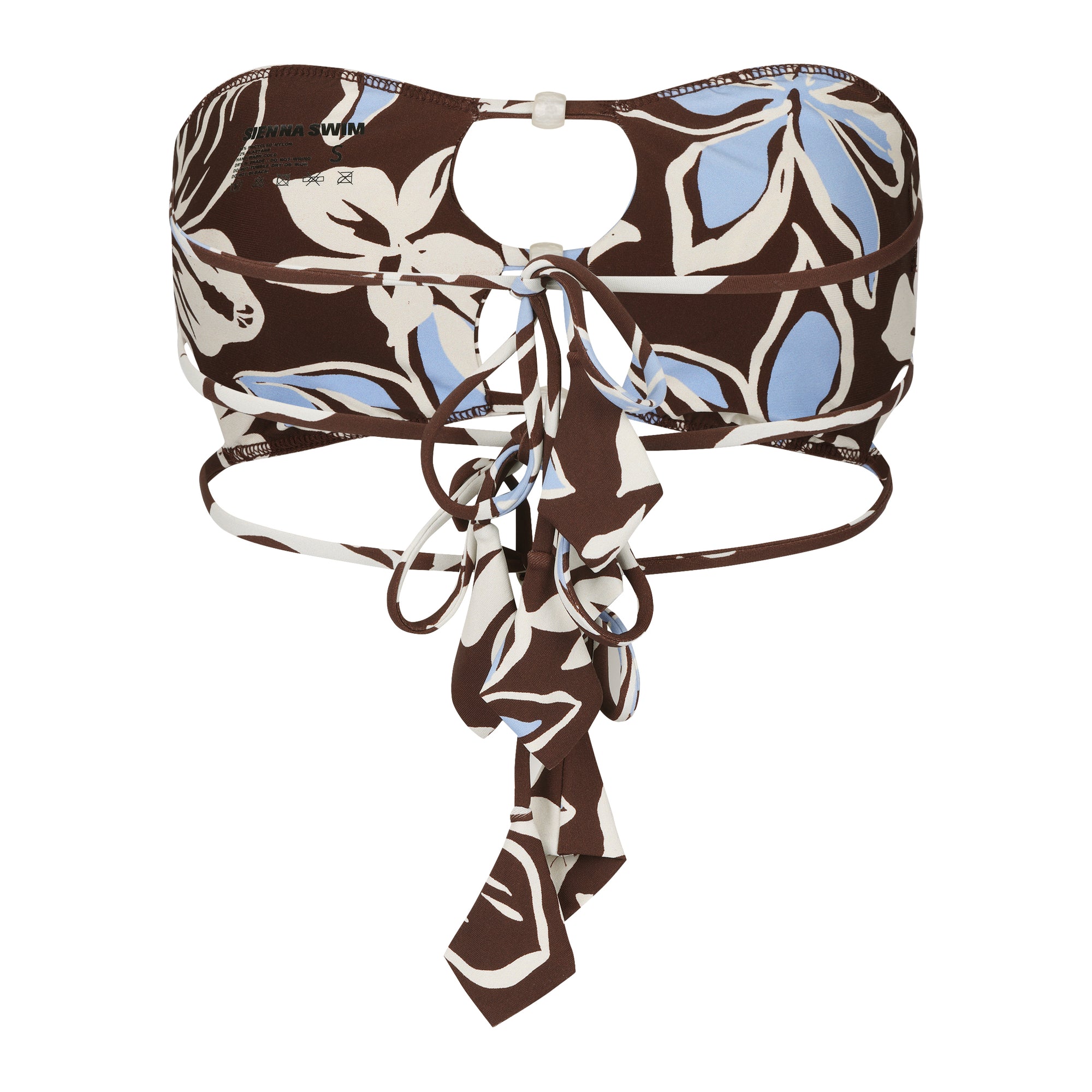 Paloma Beaded Bandeau Top - Island Bloom