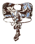 Paloma Beaded Bandeau Top - Island Bloom