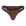 Brown and white bikini bottom on a white background