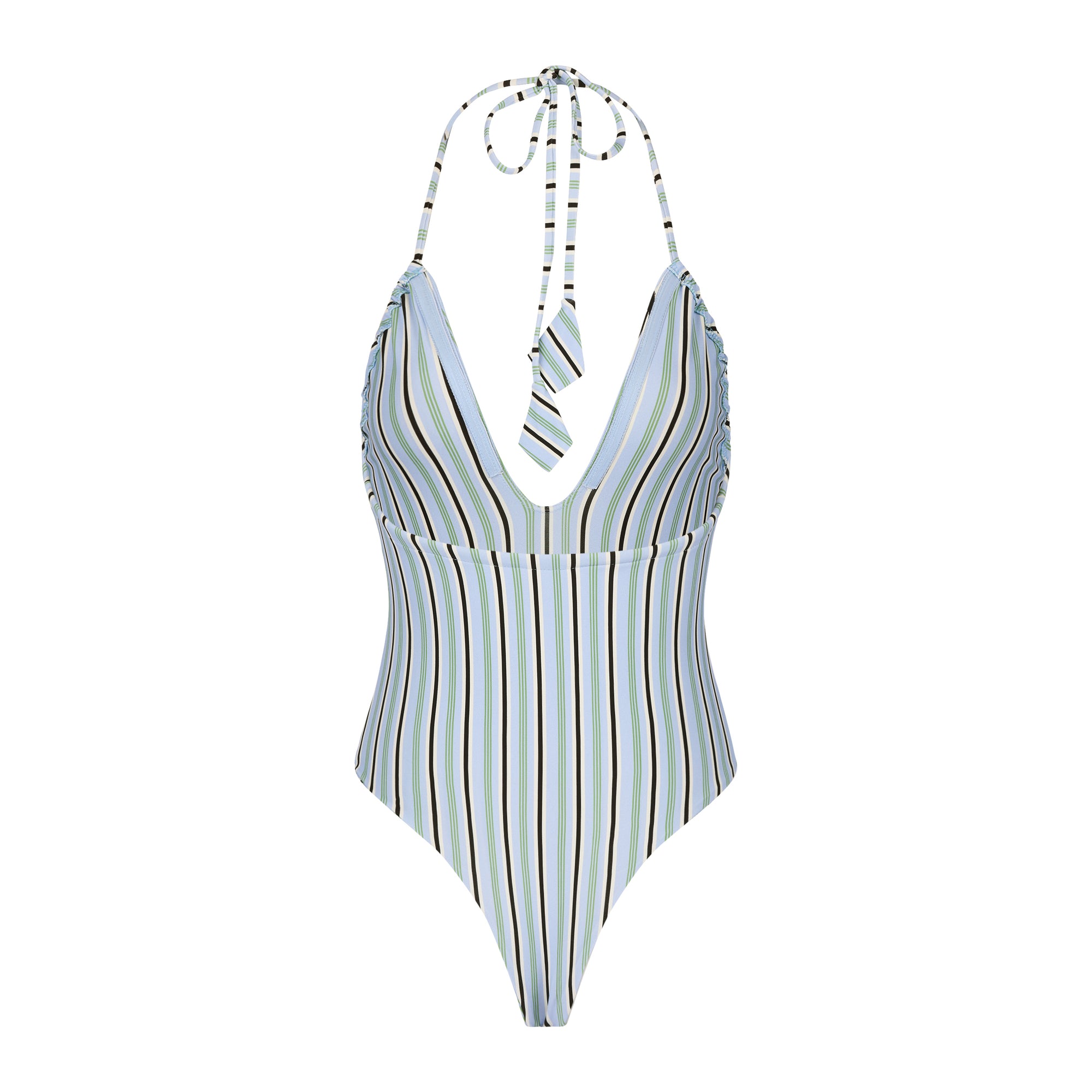South Beach One Piece - Seaglass Stripes