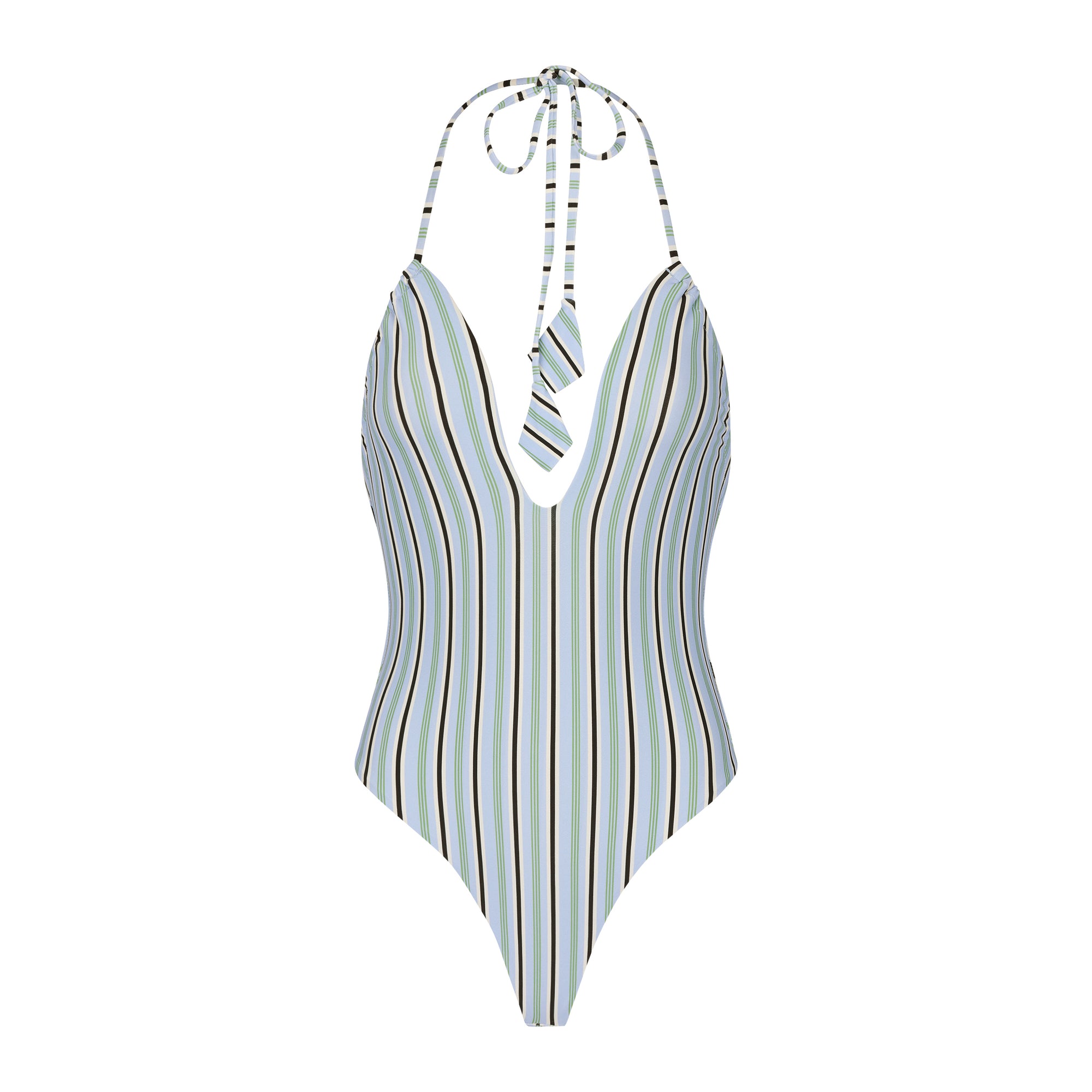 South Beach One Piece - Seaglass Stripes