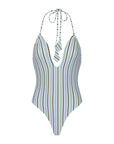 South Beach One Piece - Seaglass Stripes
